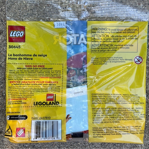 Lego 30645 Snowman Seasonal Creator Winter Holiday 78 Pcs Stocking Stuffer Gift - Picture 3 of 4